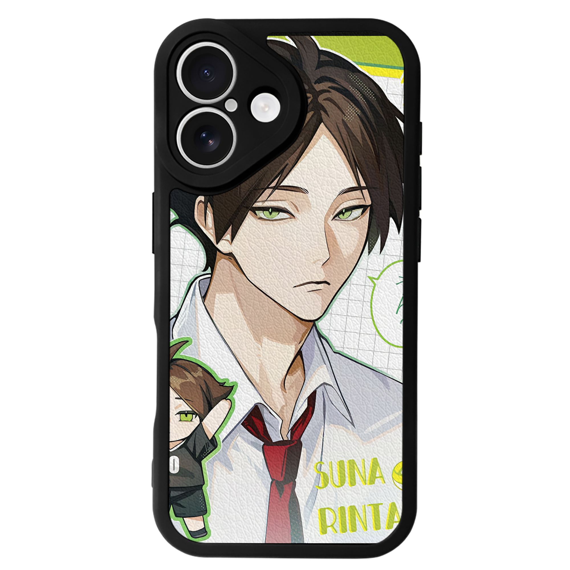 （画像用） ハイキュー!! Haikyu!! 【iPhone 16シリーズ対応】シリコンスマホケース（レザー調） 材質：シリコン
